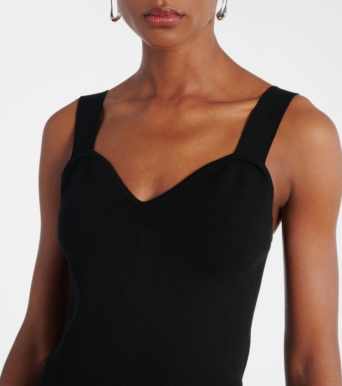 Max Mara - Teak knitted midi dress