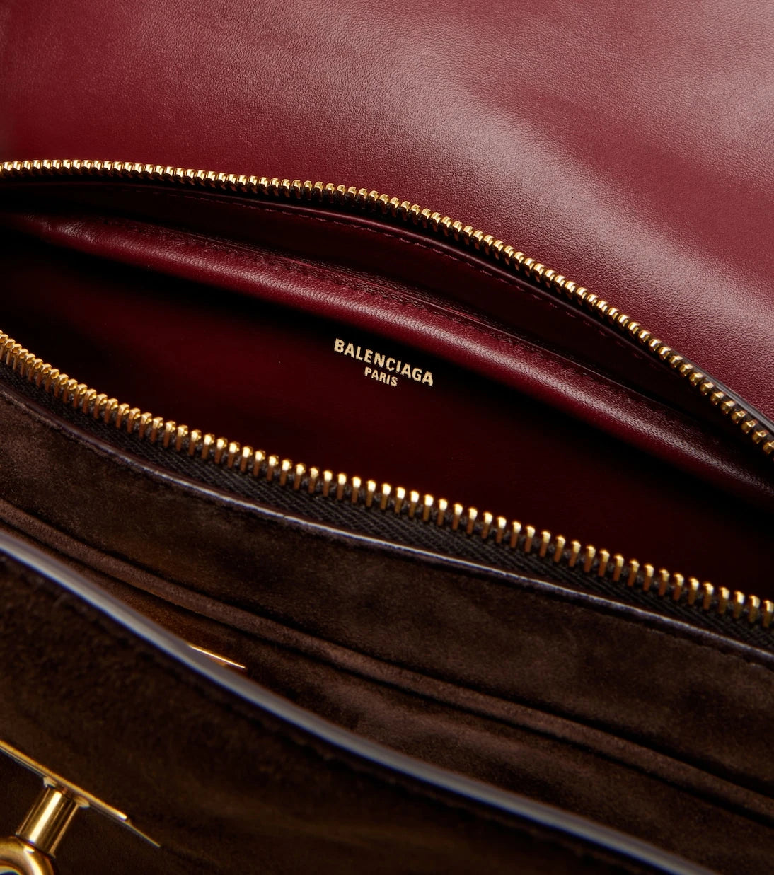 Balenciaga - Le 7 Medium suede shoulder bag