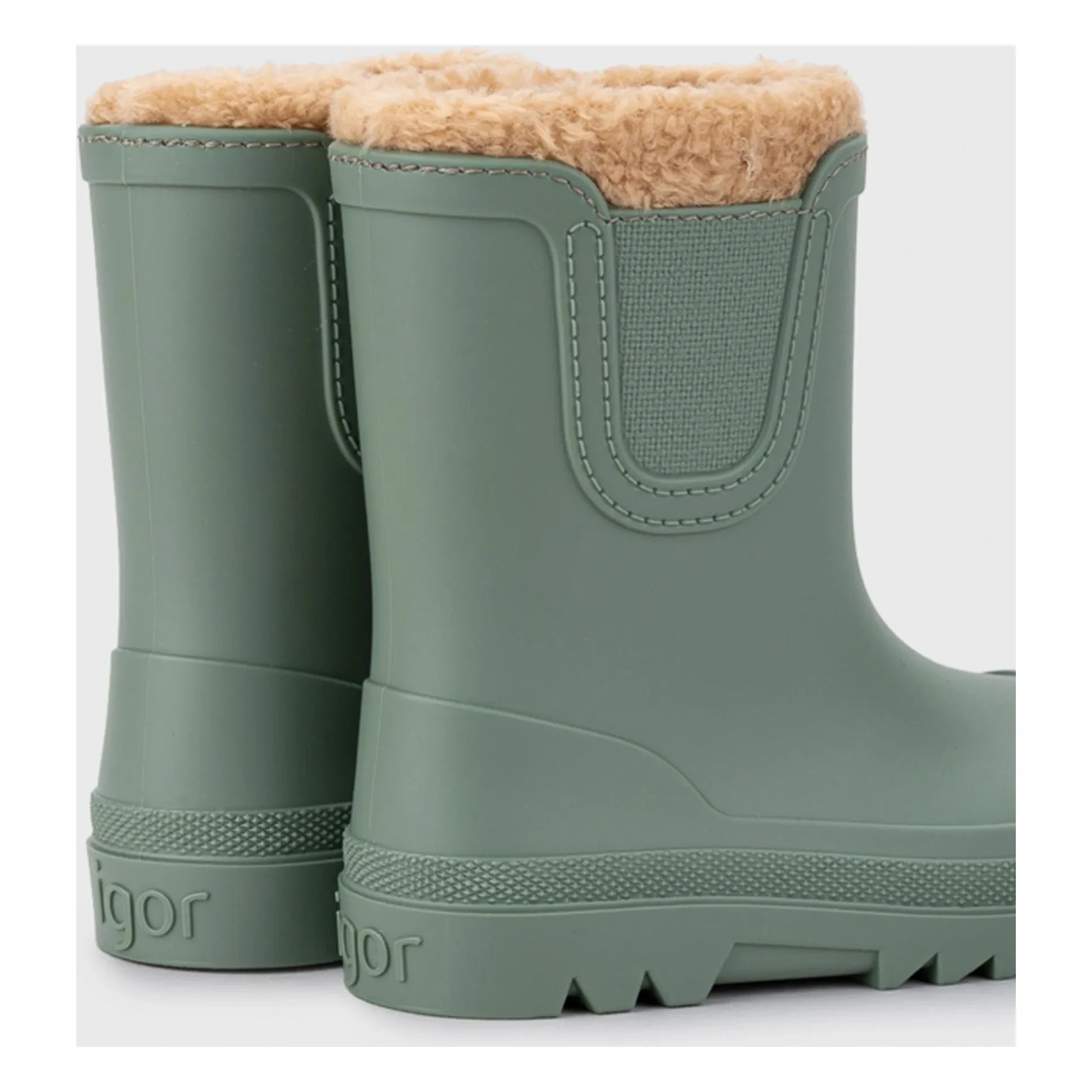 Igor - Verona Borrego Filled Rain Boots | Almond green