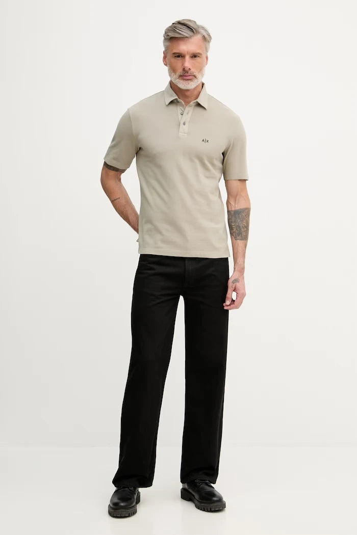 Armani Exchange тениска с яка мъжка памучна