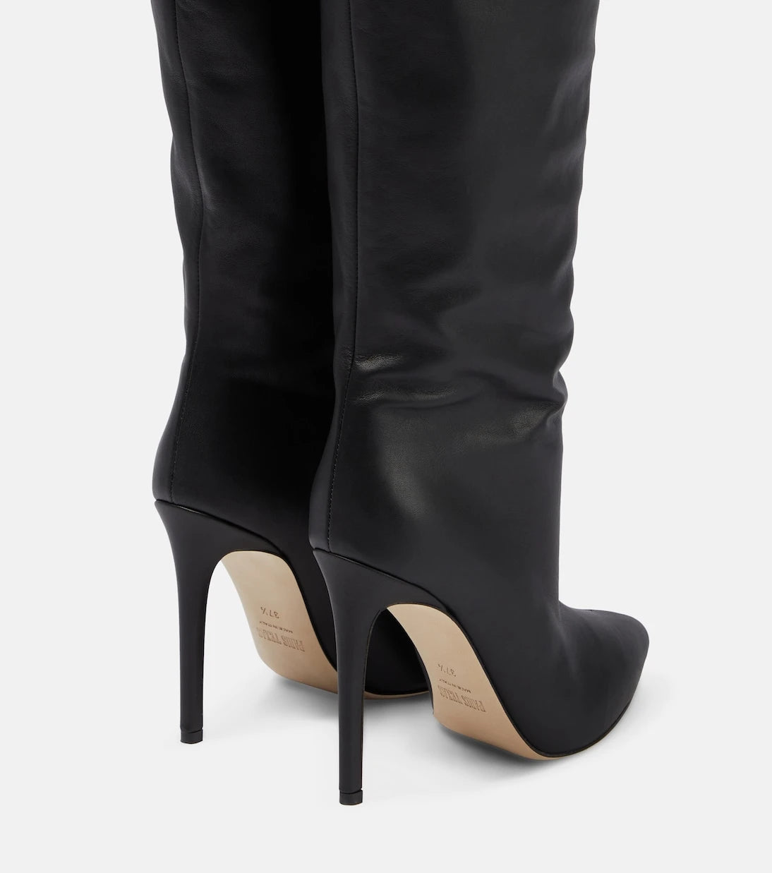 Paris Texas - Fringed leather over-the-knee boots