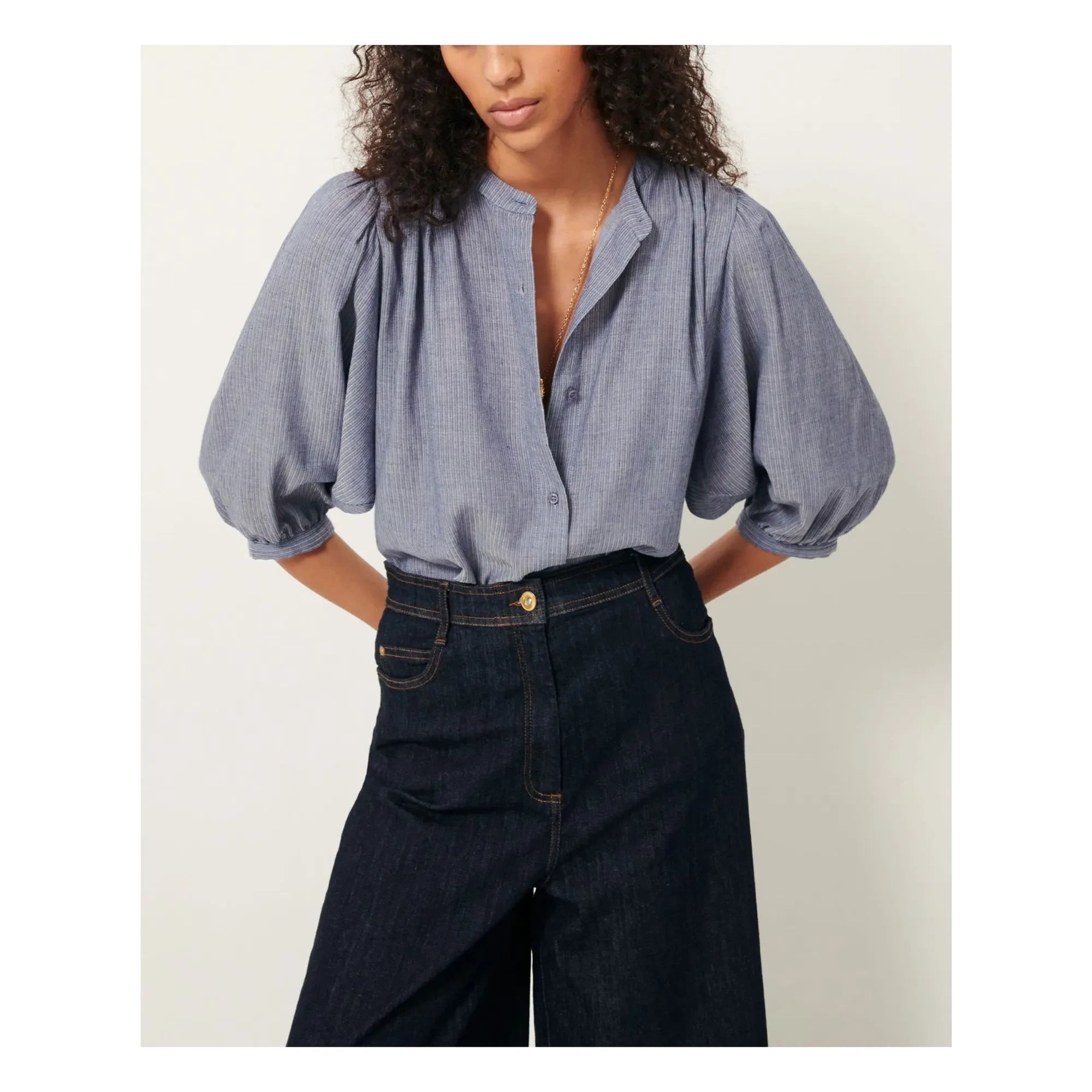 Sessùn - Blouse A View Stripes | Blue