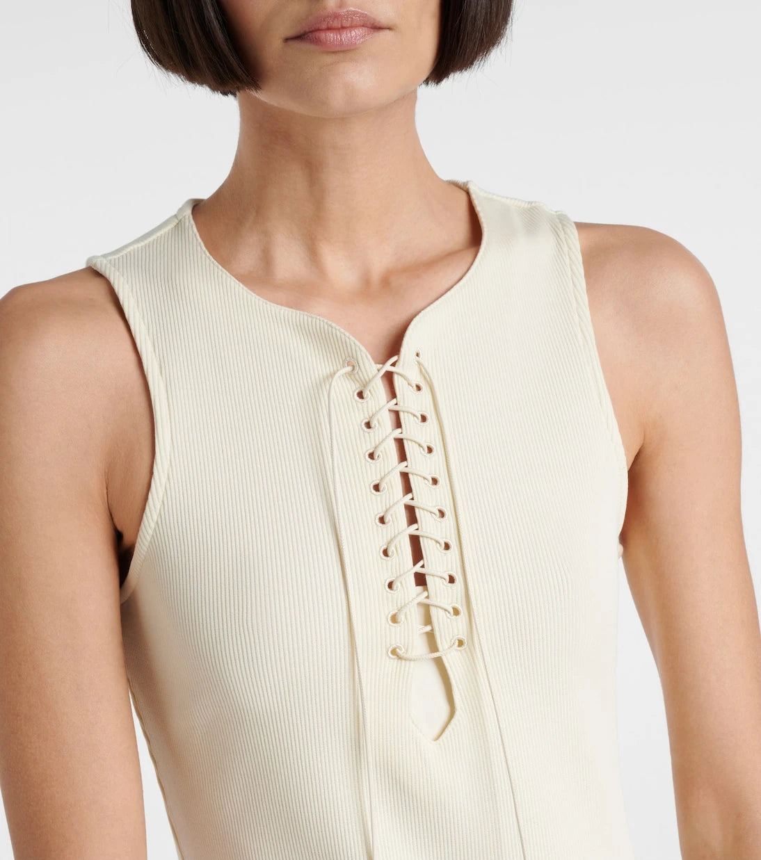 Givenchy - Ribbed-knit cotton midi dress