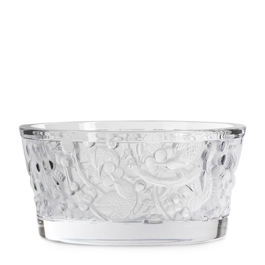 Crystal Merles et Raisins Bowl