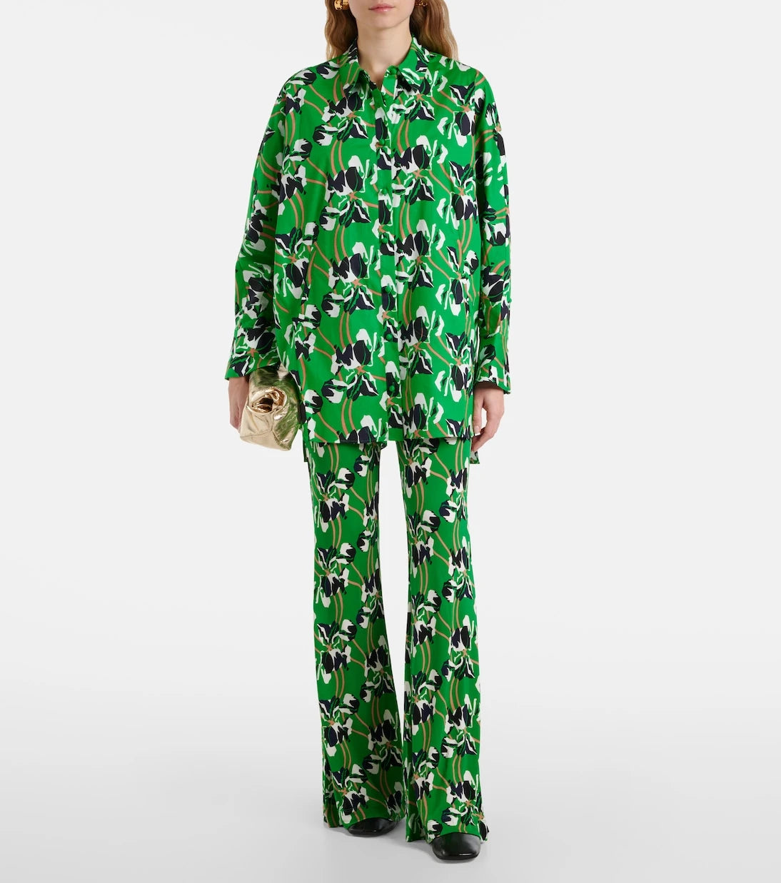 Diane von Furstenberg - Brooklyn printed flared pants
