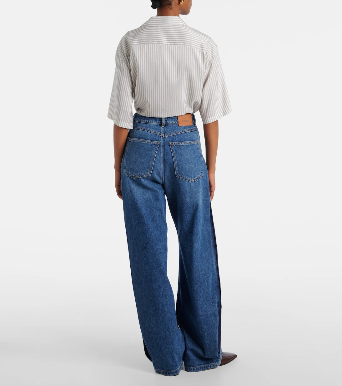 Sportmax - جينز جاستون بقصة أرجل واسعة