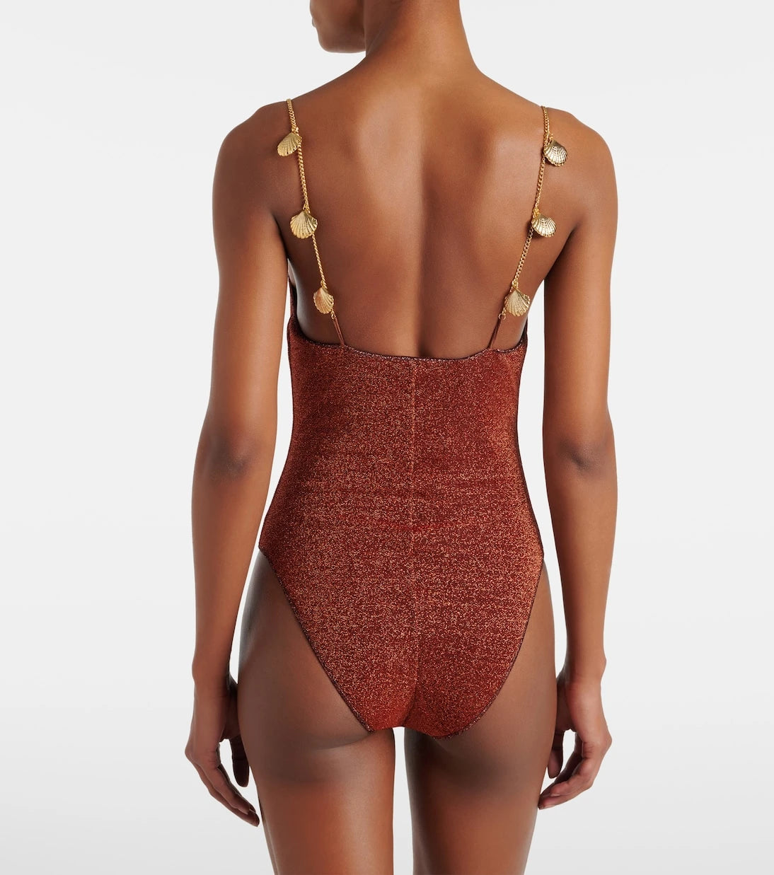 Oséree - Lumière Shells embellished swimsuit