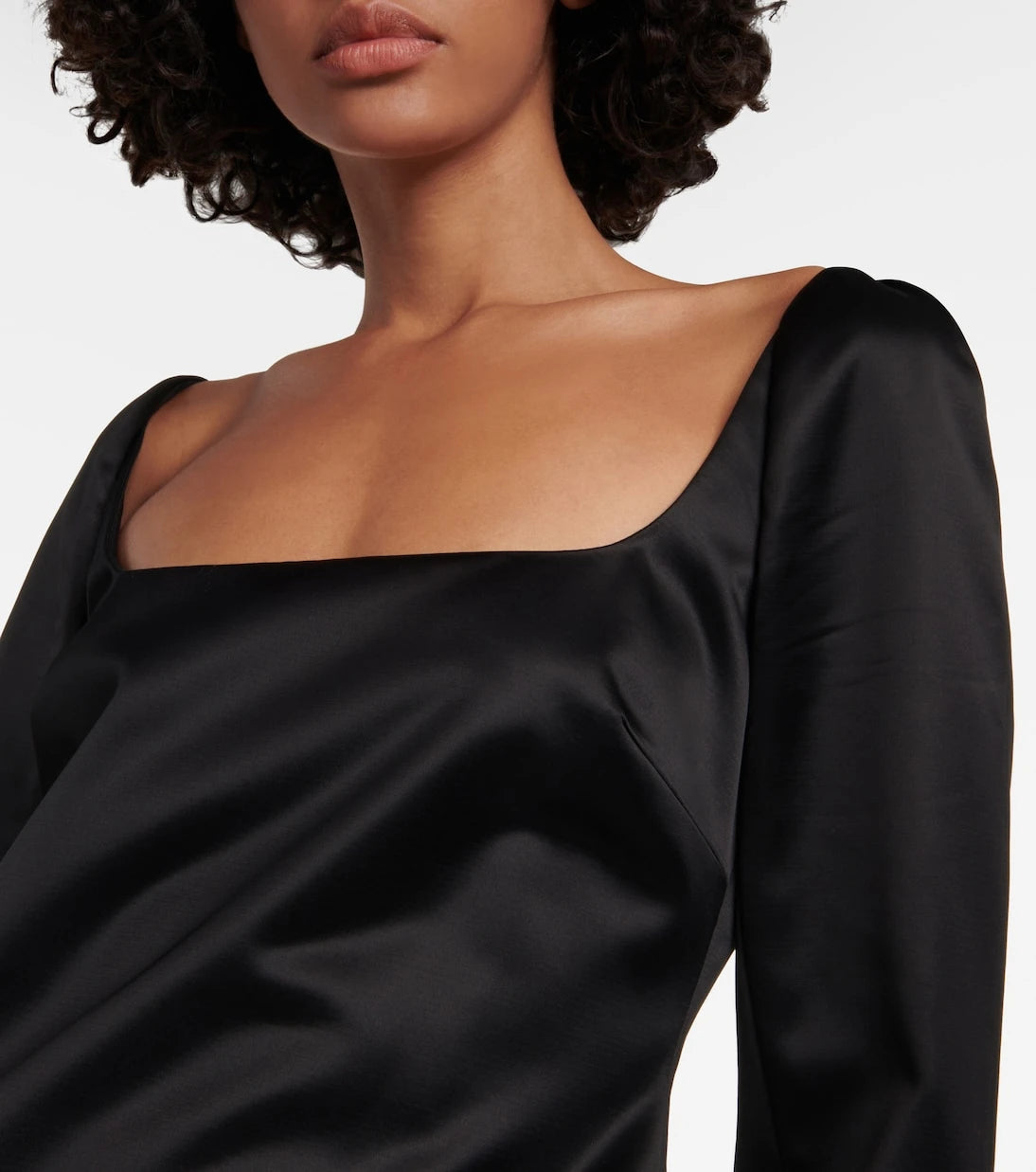Khaite - Tate satin minidress