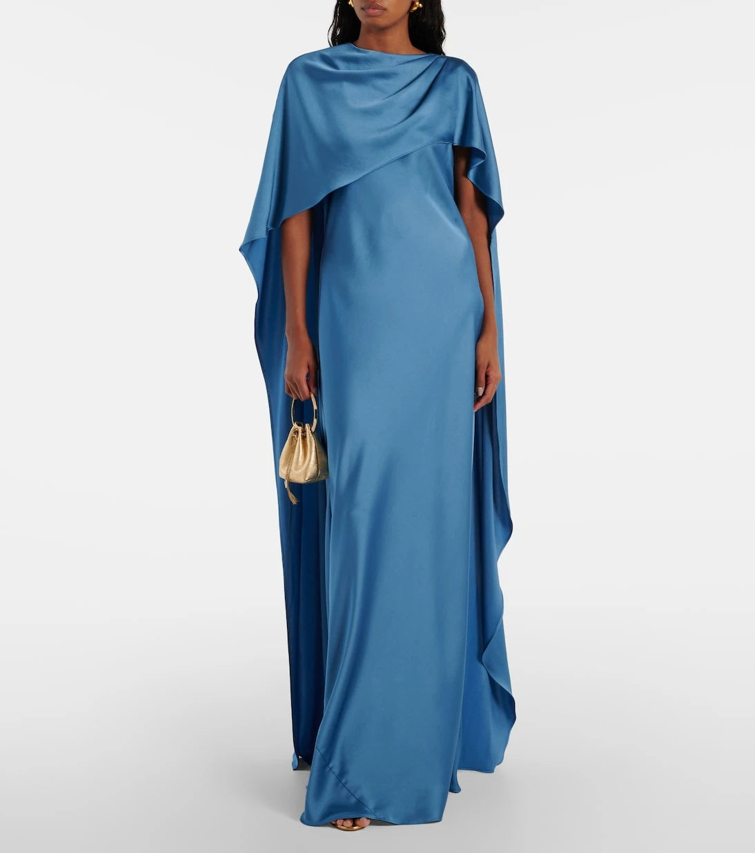 Simkhai - Izel caped satin gown