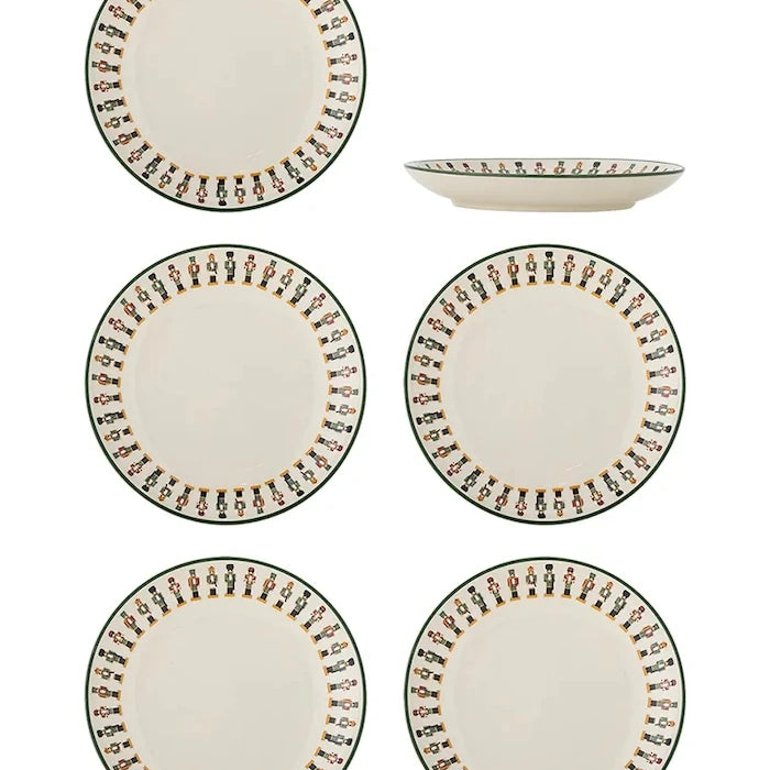 Bloomingville Jolly Yılbaşı Meze Tabakları Seti 16 x 3 cm (6 Adet)