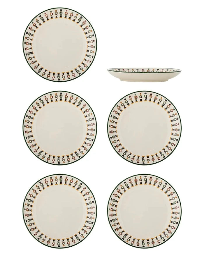 Bloomingville Jolly Yılbaşı Meze Tabakları Seti 16 x 3 cm (6 Adet)