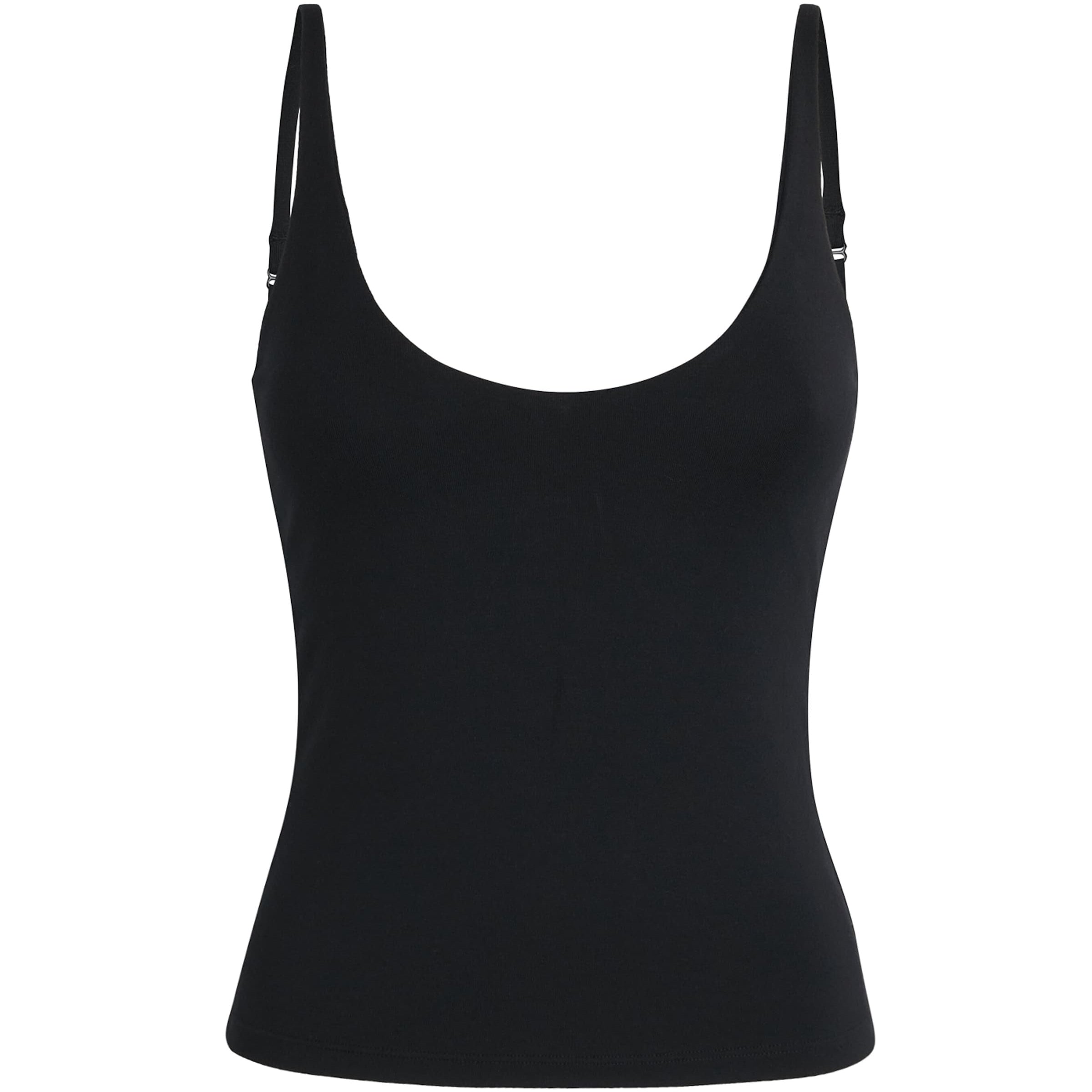 Black Smooth Layers Cami Top