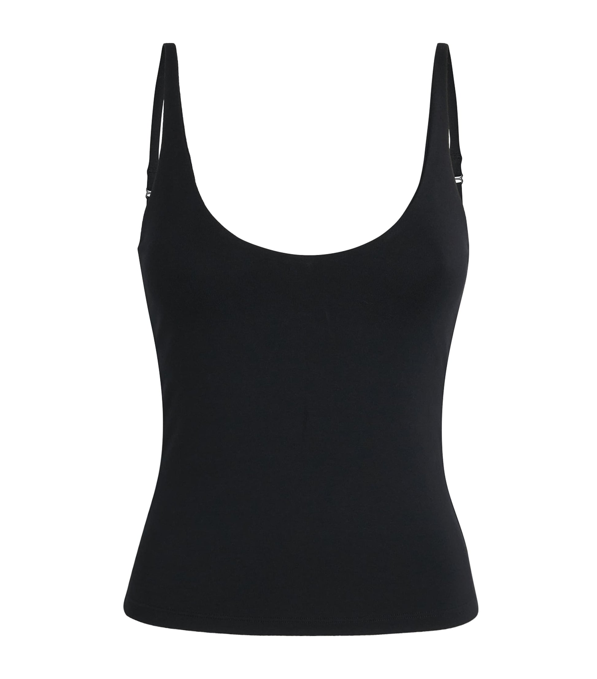 Black Smooth Layers Cami Top