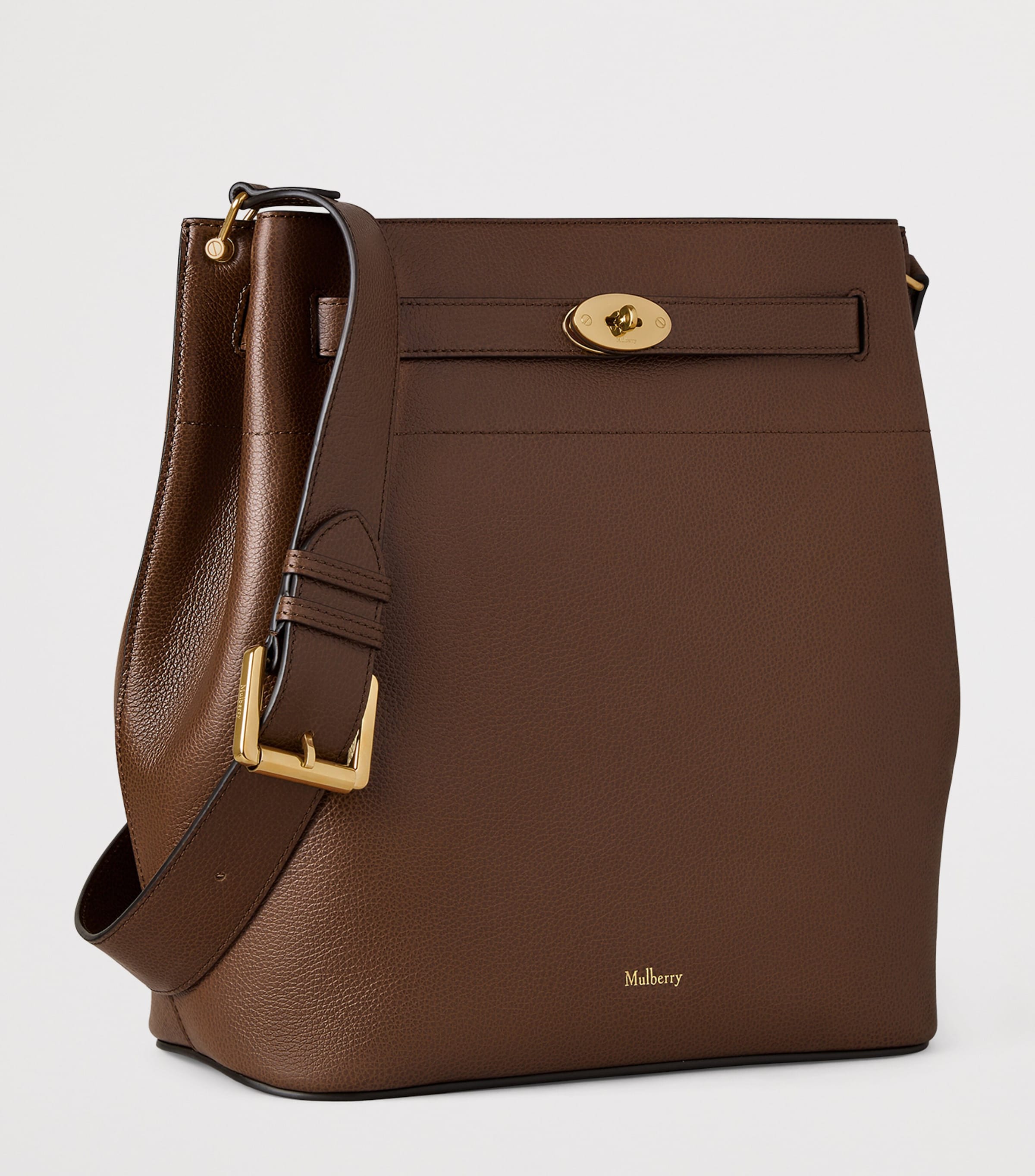 Mulberry Large Leather Islington Bucket Bag