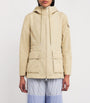 Moncler Yellow Hooded Leandro Parka Jacket
