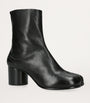 Maison Margiela Black Leather Tabi Boots 60