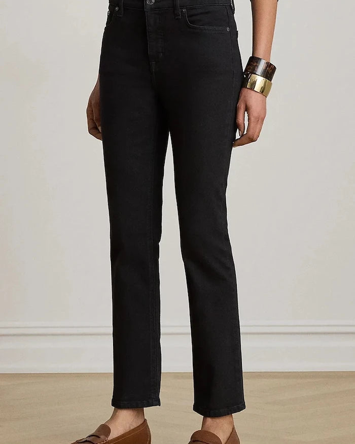 Lauren Ralph Lauren düz kadın jean pantolon