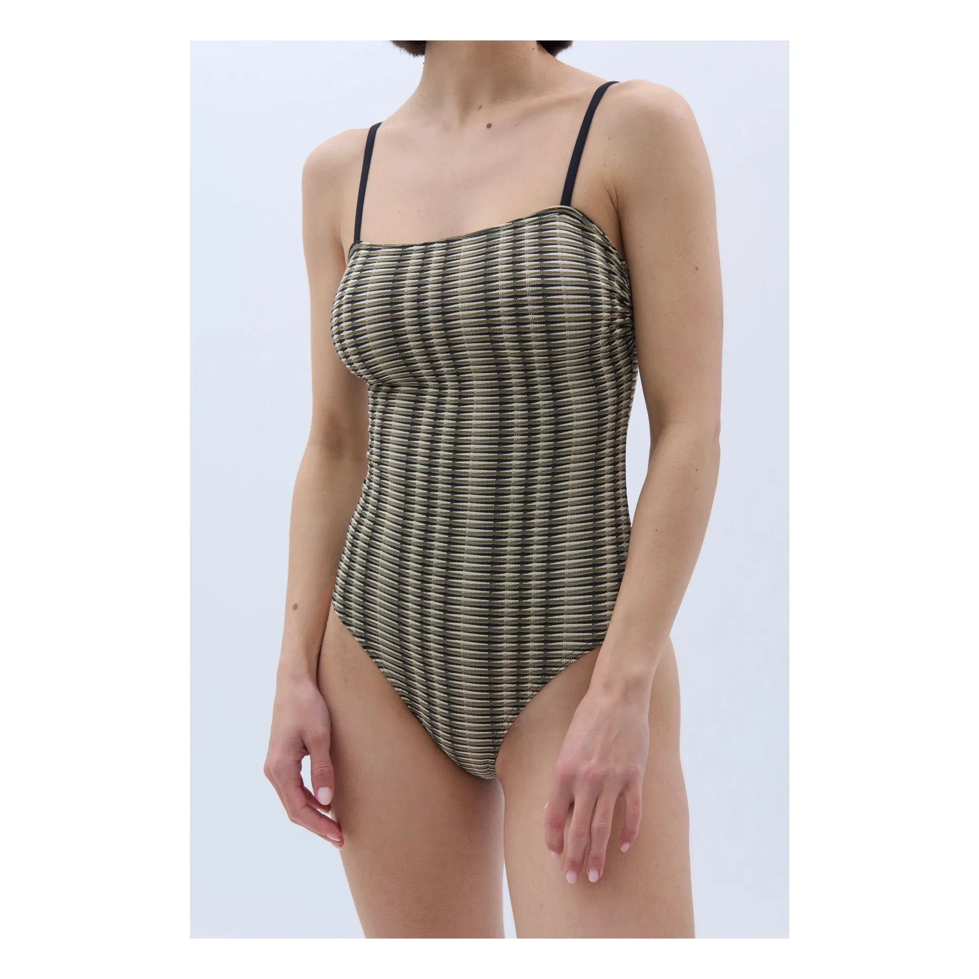Baie Brune - One-piece swimsuit Céline | Grey