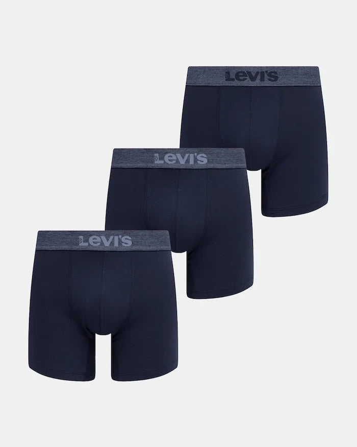 Levi's erkek pamuklu elastan boxer 3’lü