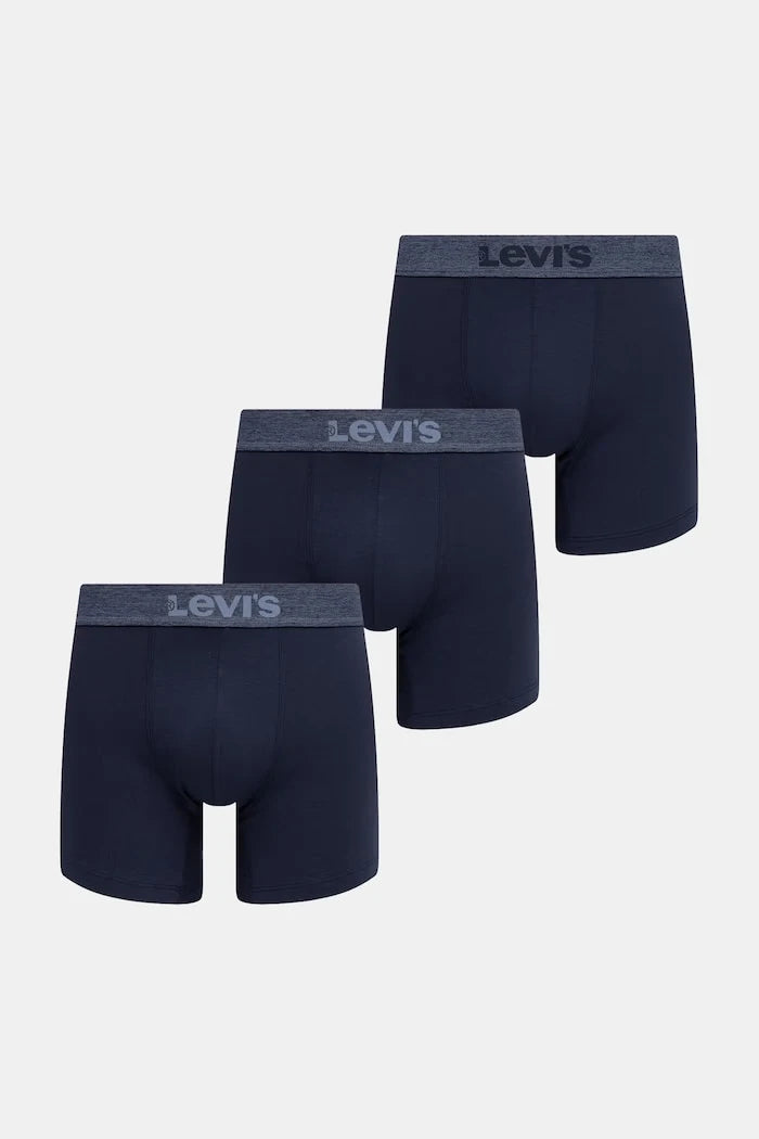 Levi's erkek pamuklu elastan boxer 3’lü