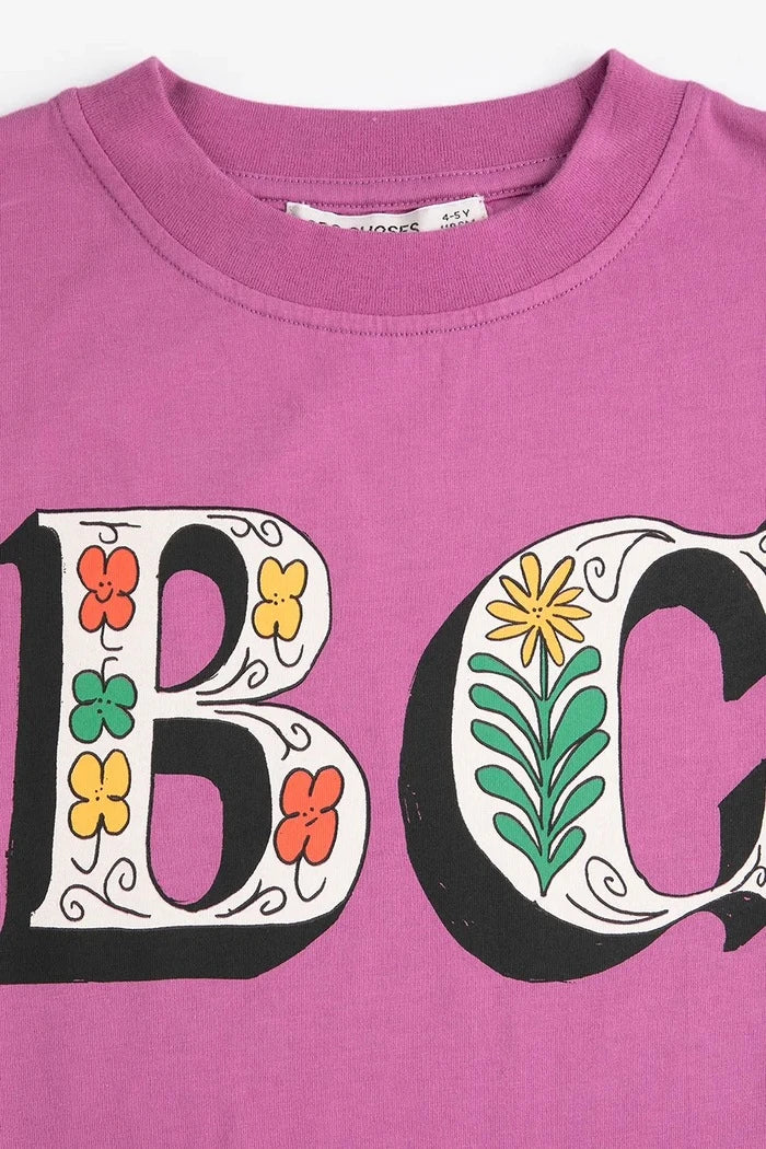 Детска памучна тениска Bobo Choses Spring Letters