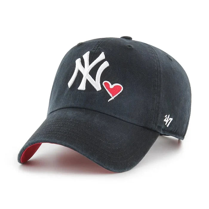Памучна шапка с козирка 47 brand MLB New York Yankees