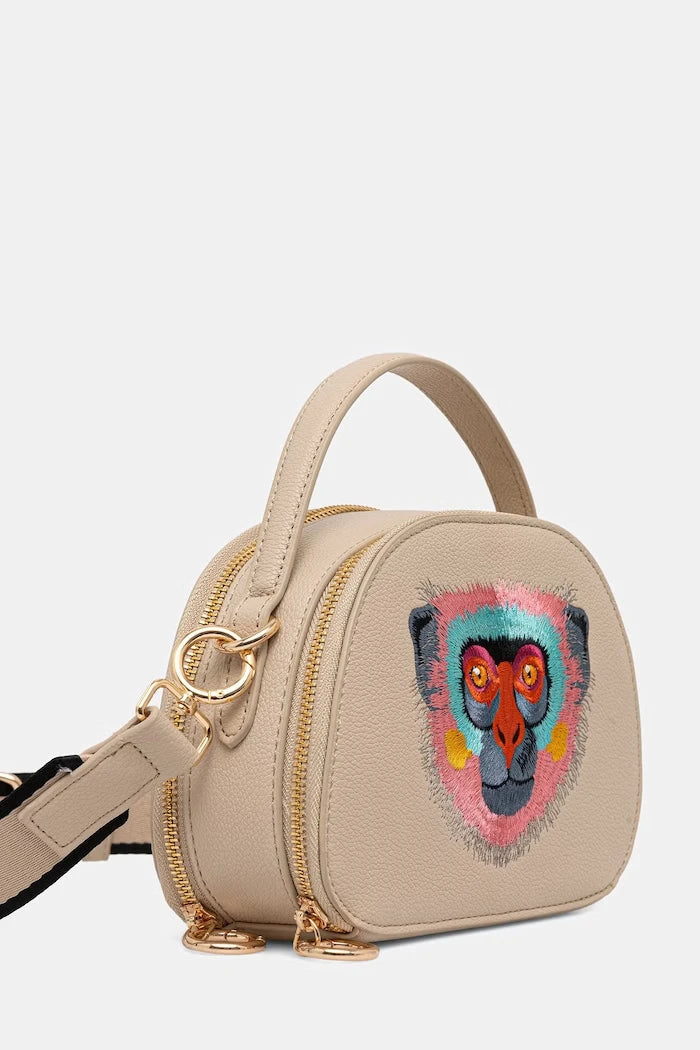 Medicine suni deri crossbody kadın çantası