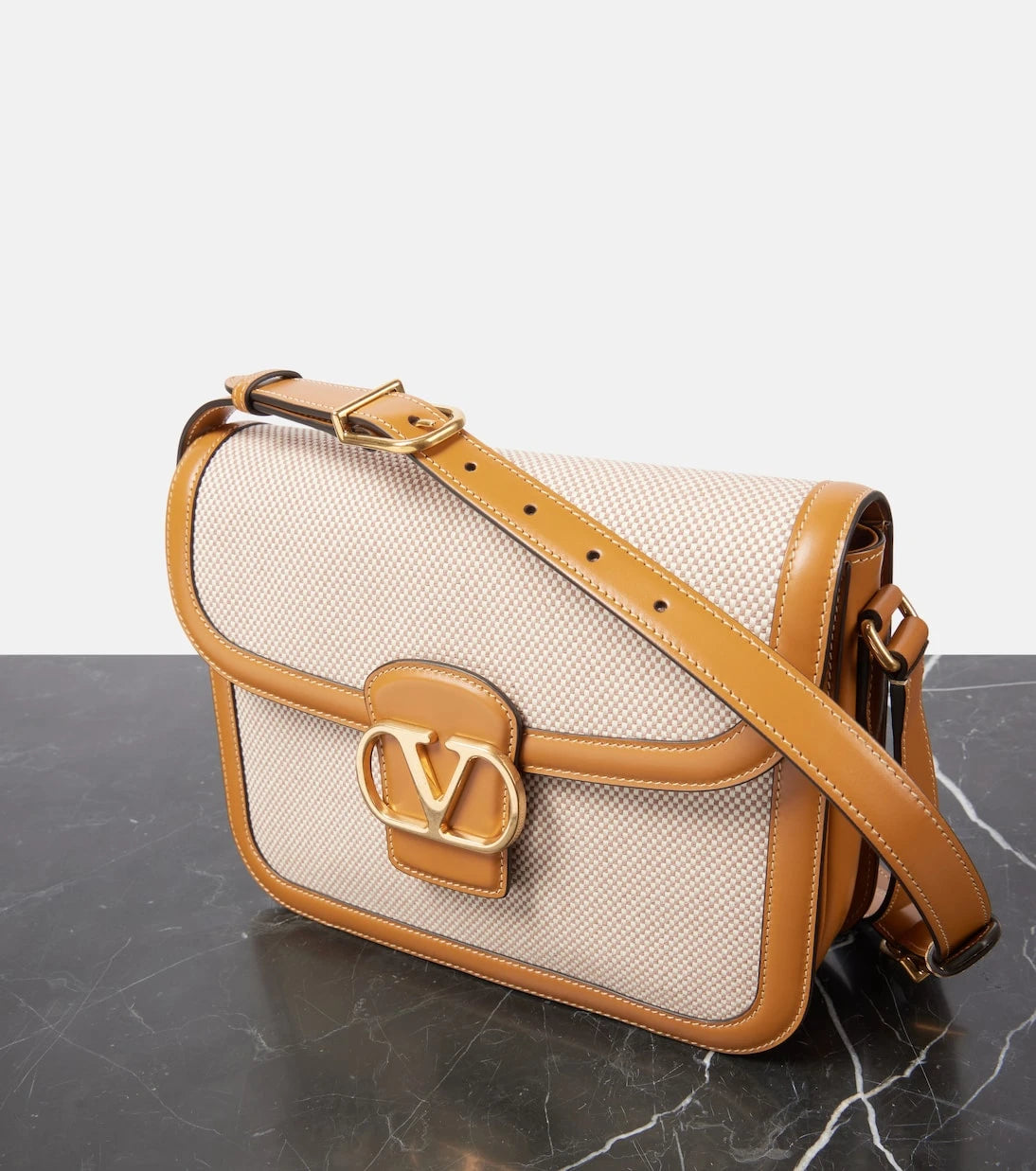 Valentino Garavani - 9TO5 VLogo canvas shoulder bag