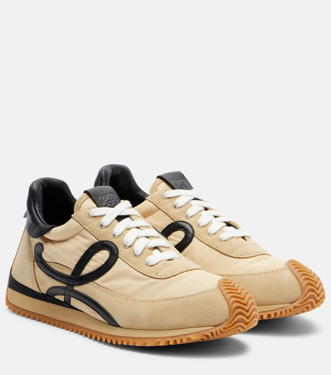 Loewe - Flow Runner 2.0 suede-trimmed sneakers