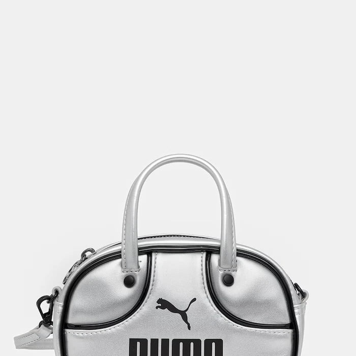 Puma kadın crossbody çanta suni deriden 1976 Metallic Micro Grip