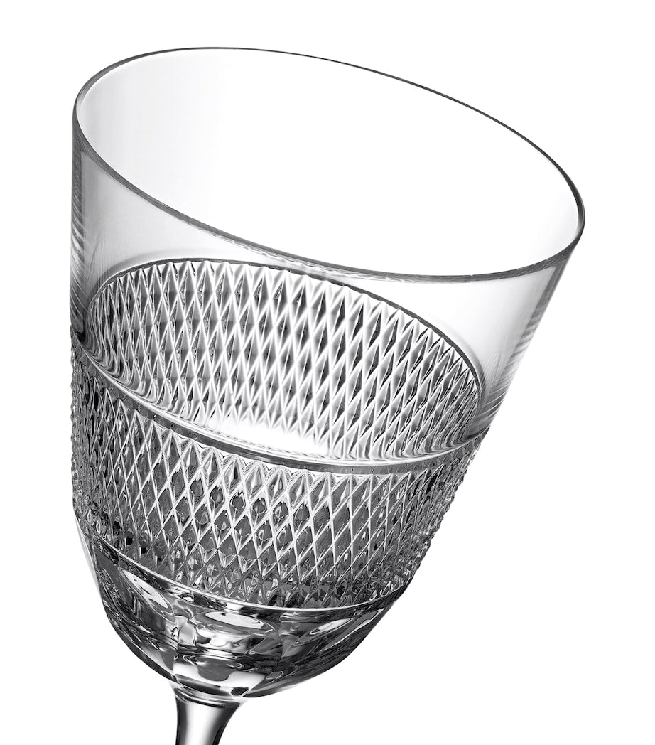 Waterford Set of 2 Crystal Copper Coast Red Wine Glasses