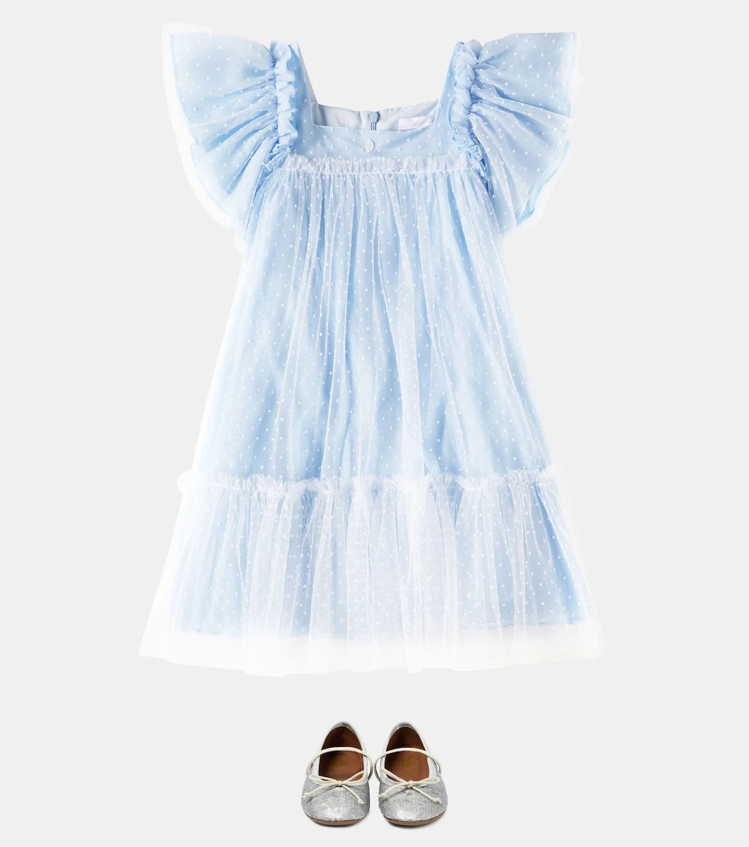 Patachou - Polka-dot tulle dress