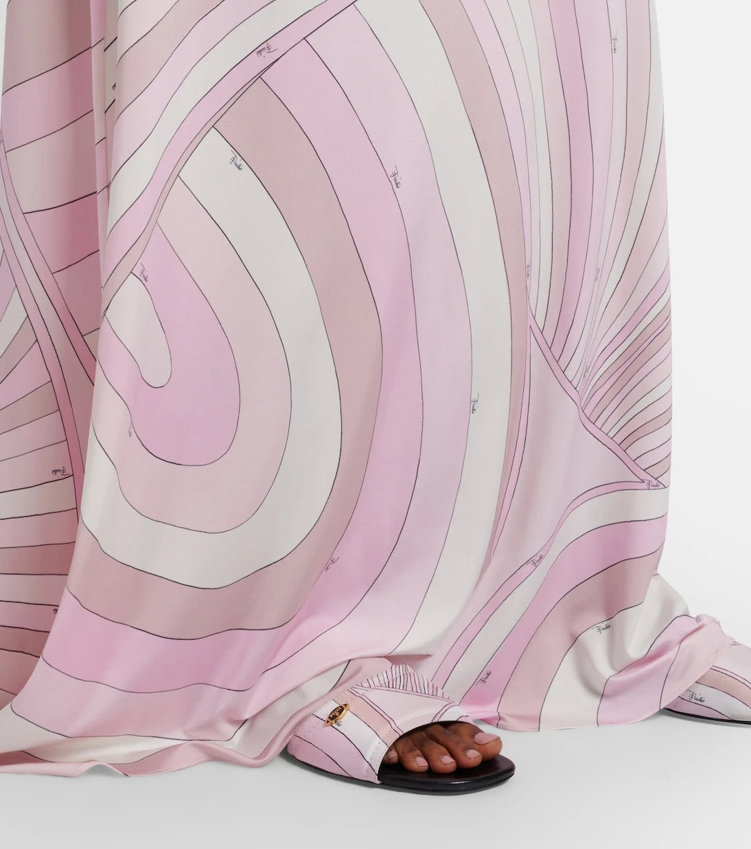 Pucci - Iride satin jersey maxi skirt