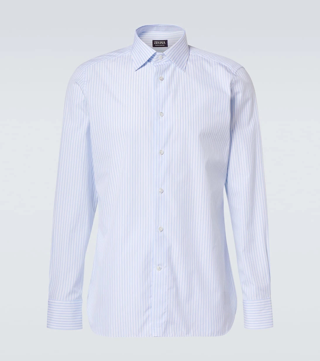 Zegna - Striped cotton Oxford shirt