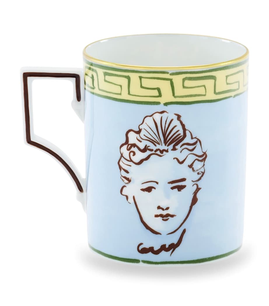 GINORI 1735 Porcelain Il Viaggio di Nettuno Mug