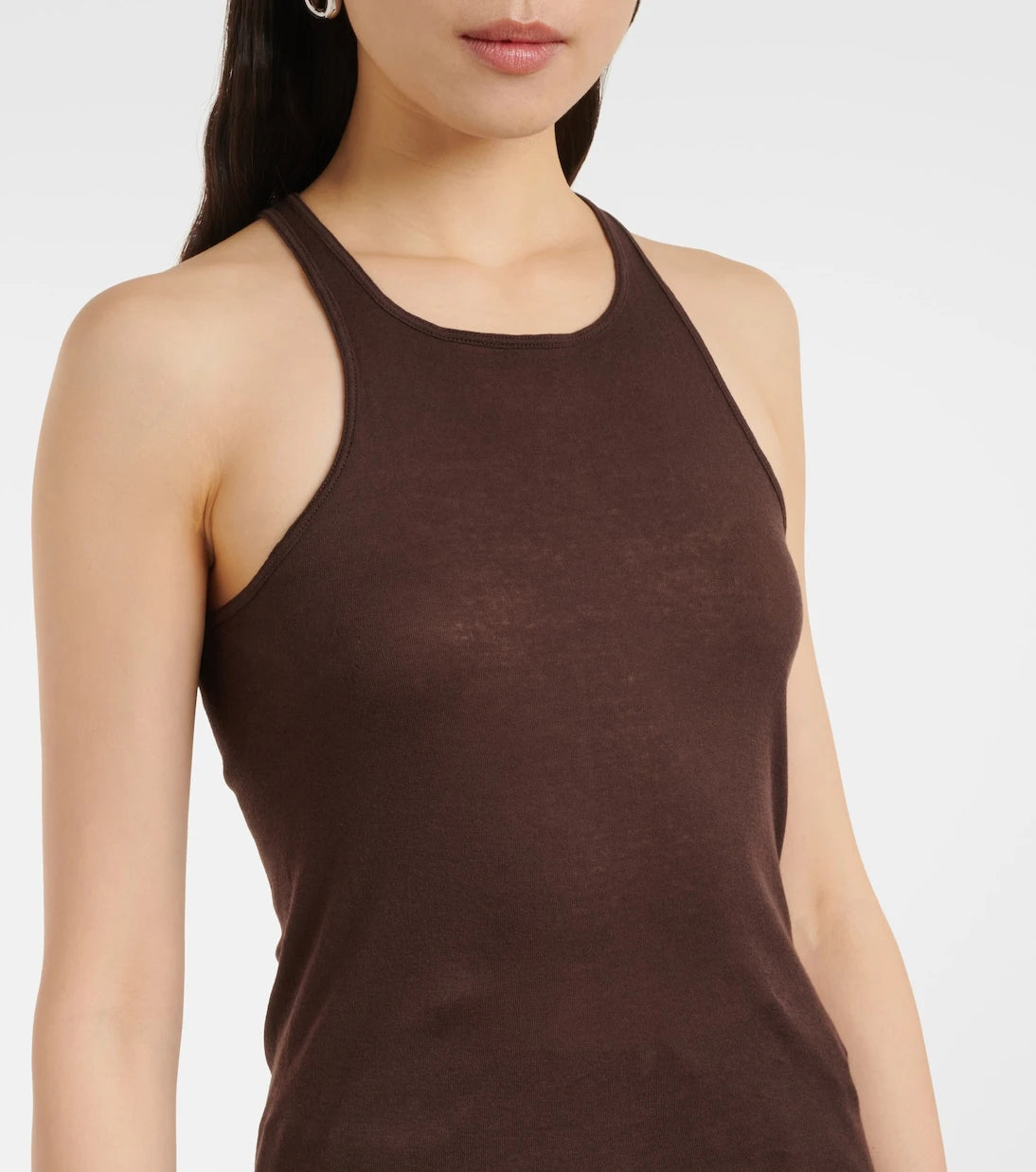 Rick Owens - Ribbed-knit cotton tank top