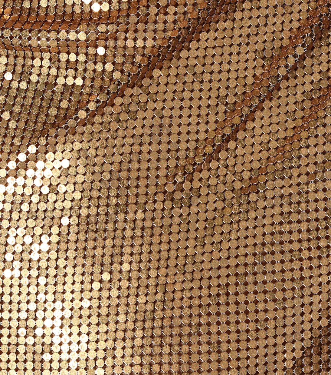 Rabanne - Draped mesh dress