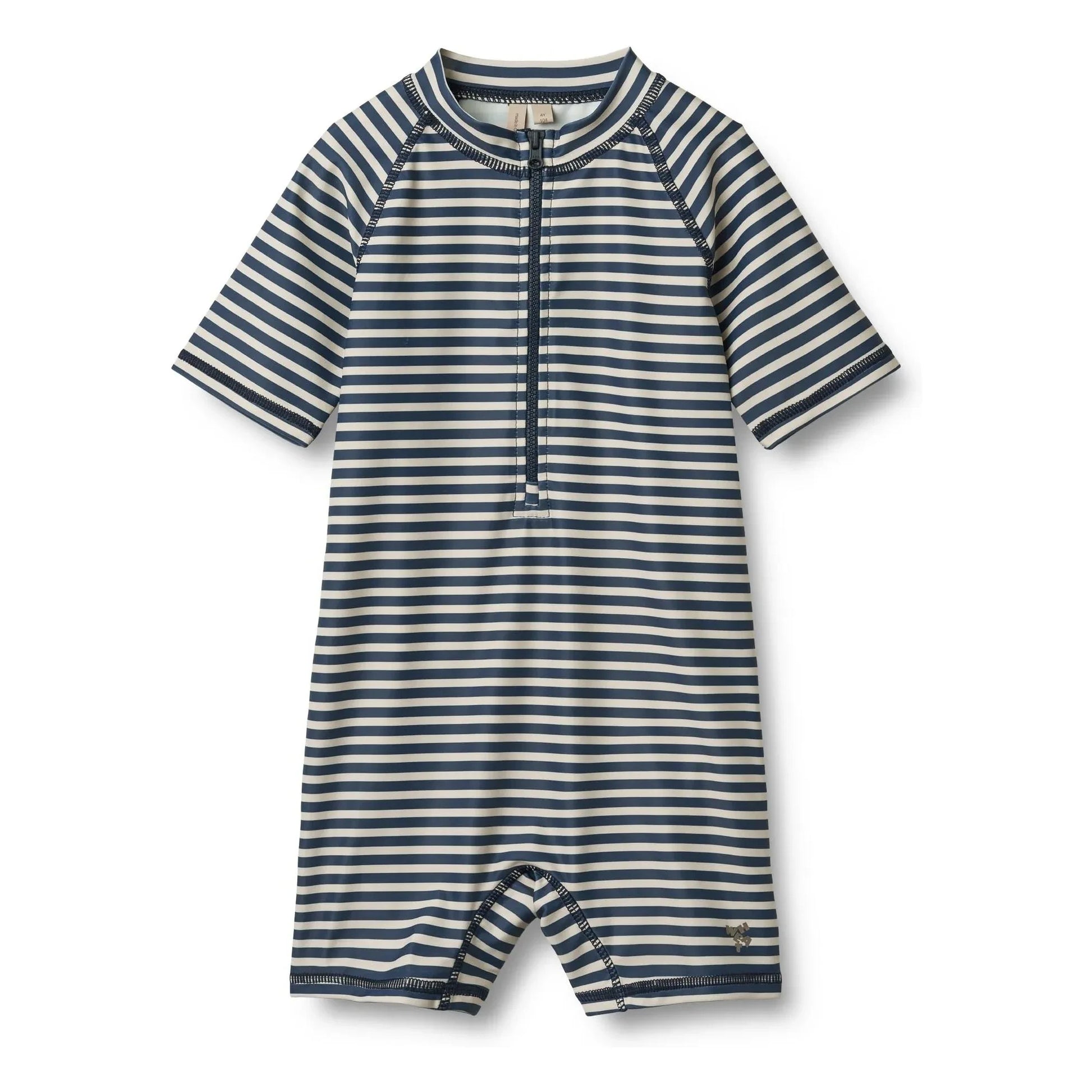 Wheat - Bathing Suit Cas Rayée Recycled Fibers | Dark Blue