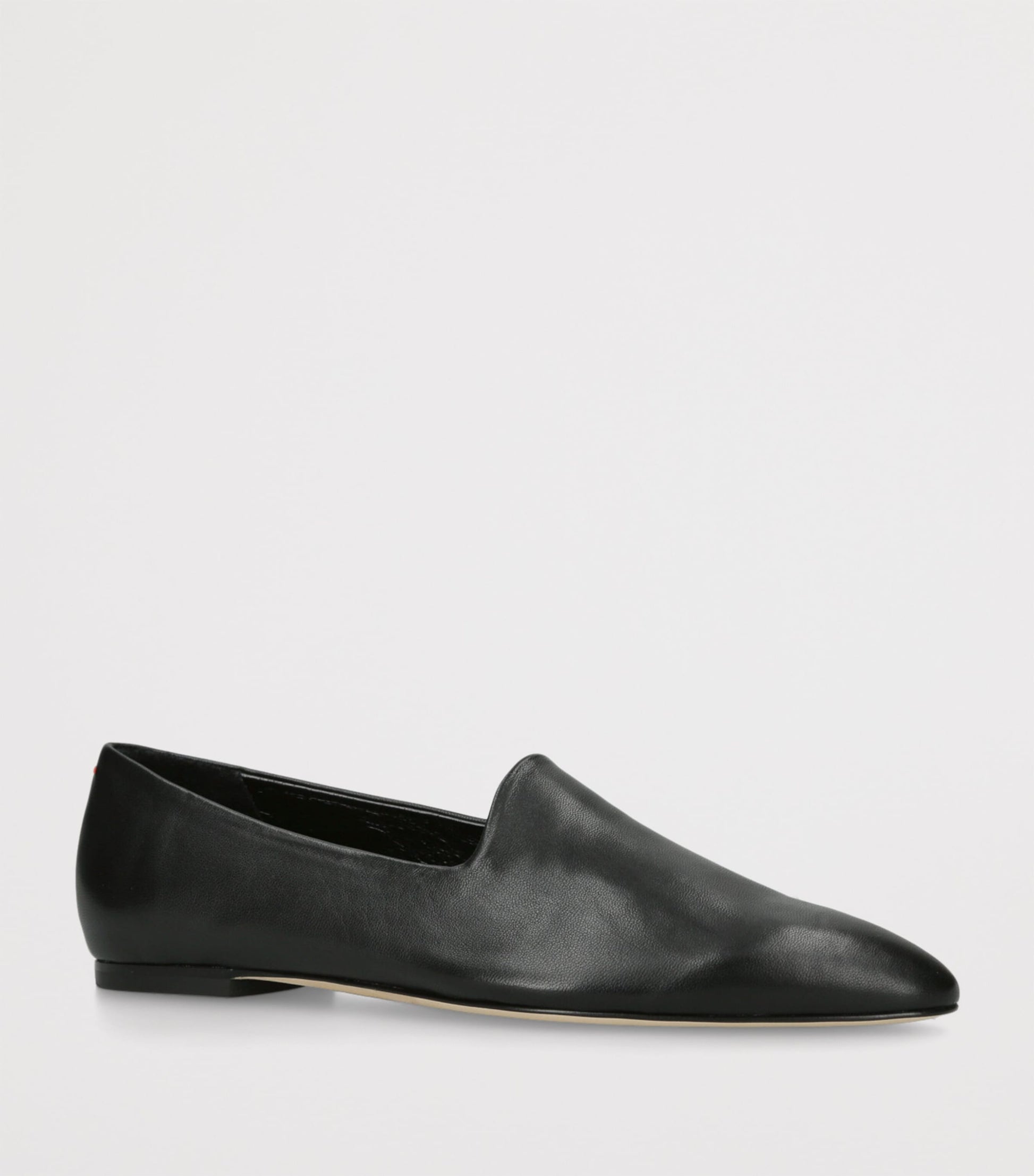 Aeyde Black Leather Vanna Loafers