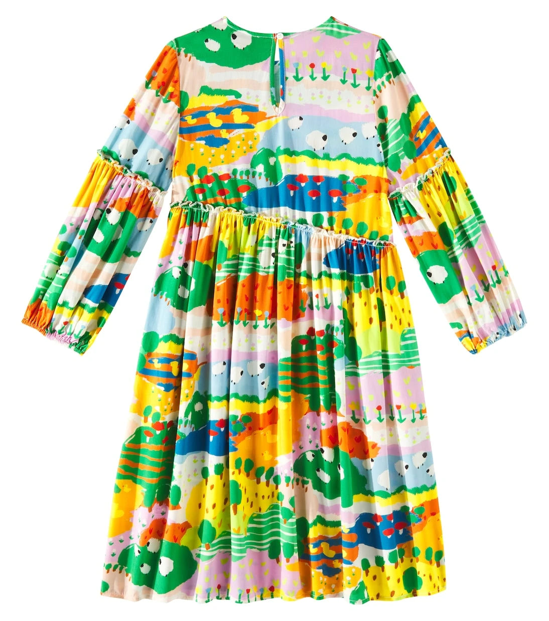 Stella McCartney Kids - فستان بتطريز رقع