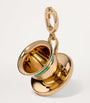 Annoushka x Harrods Yellow Gold and Tsavorite My Life in Charms Teacup Charm