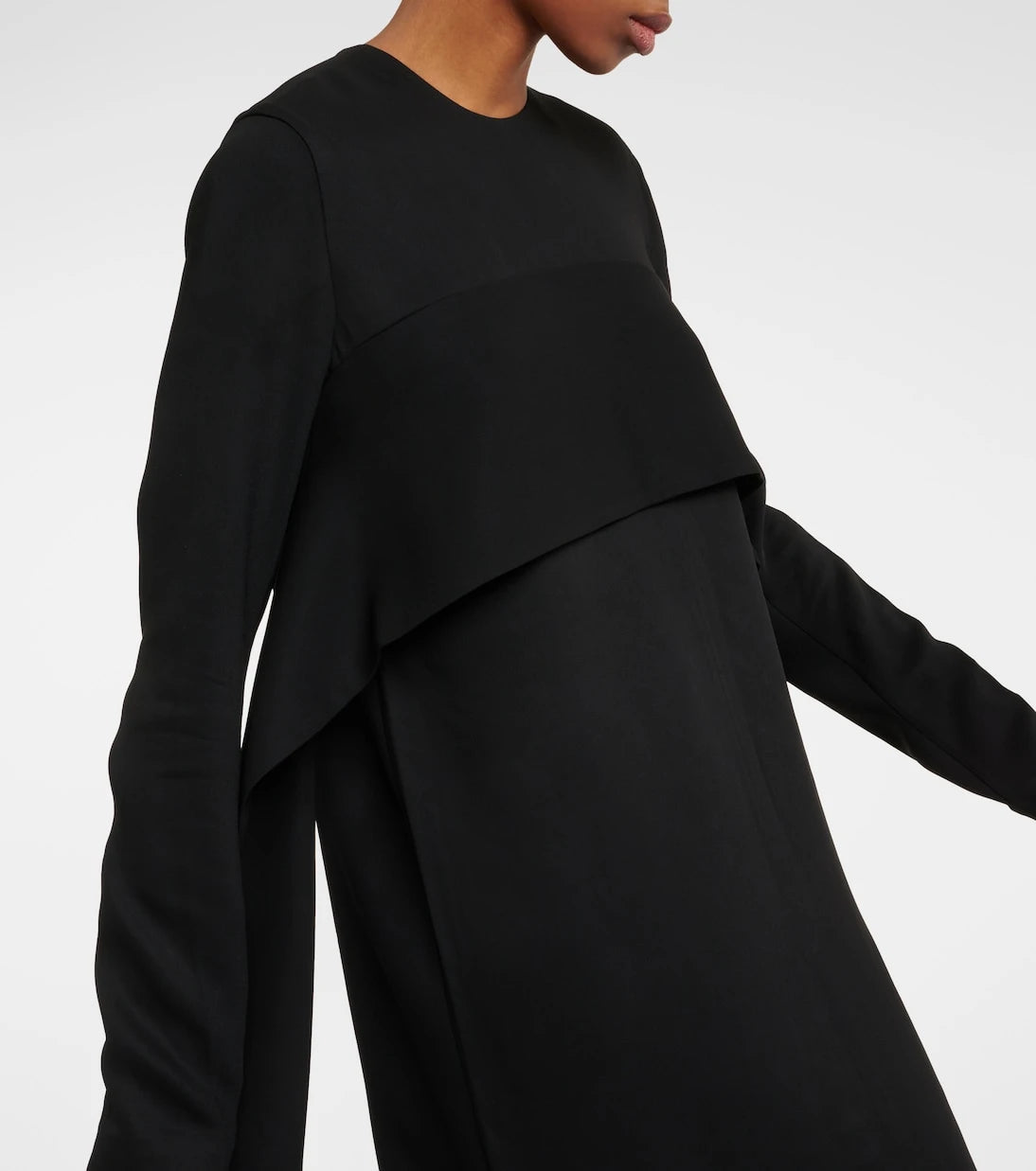 Toteme - Draped cady maxi dress