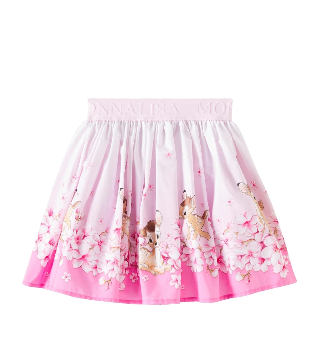 Monnalisa - x Disney® printed cotton poplin skirt