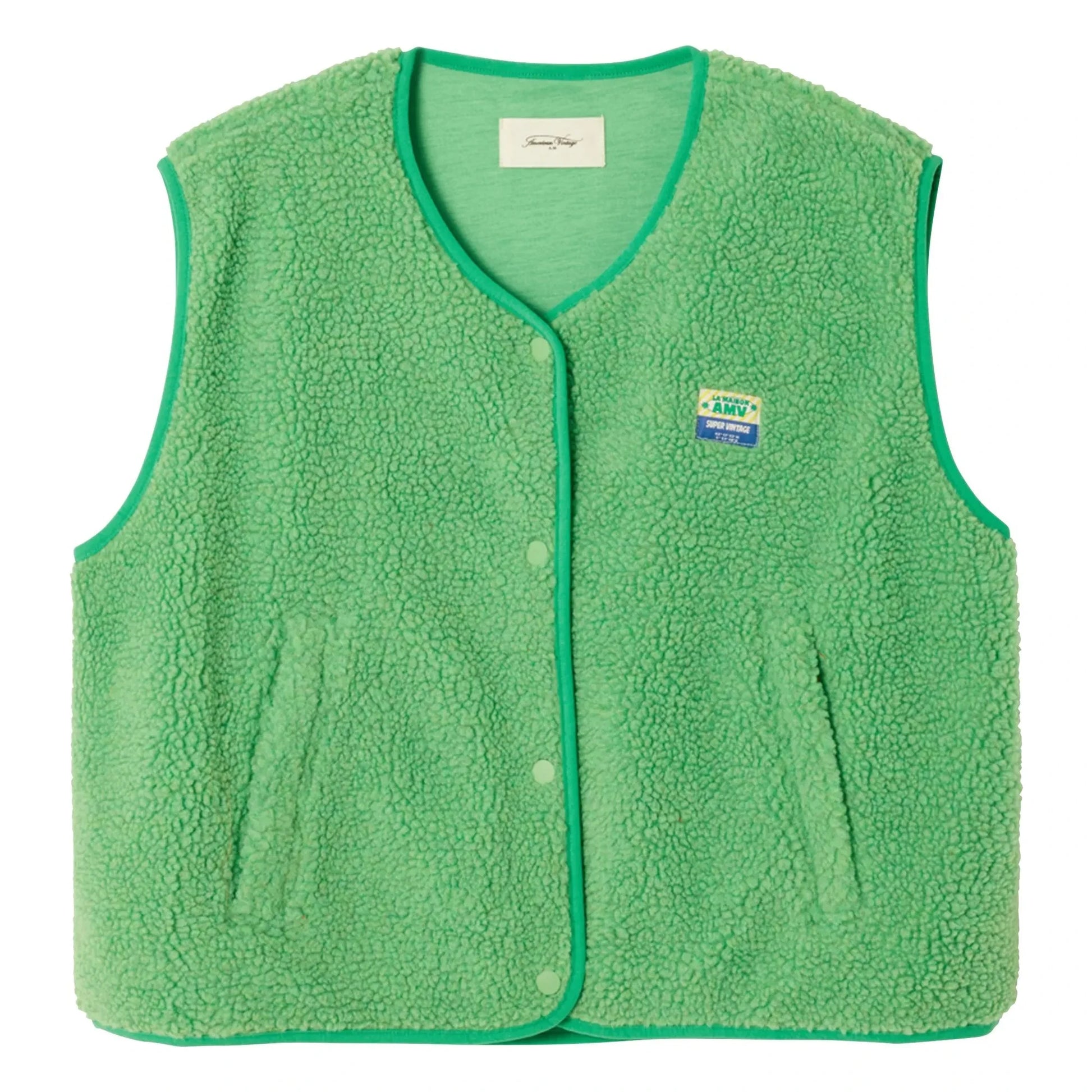 American Vintage - Hoktown Sleeveless Jacket | vert palmier