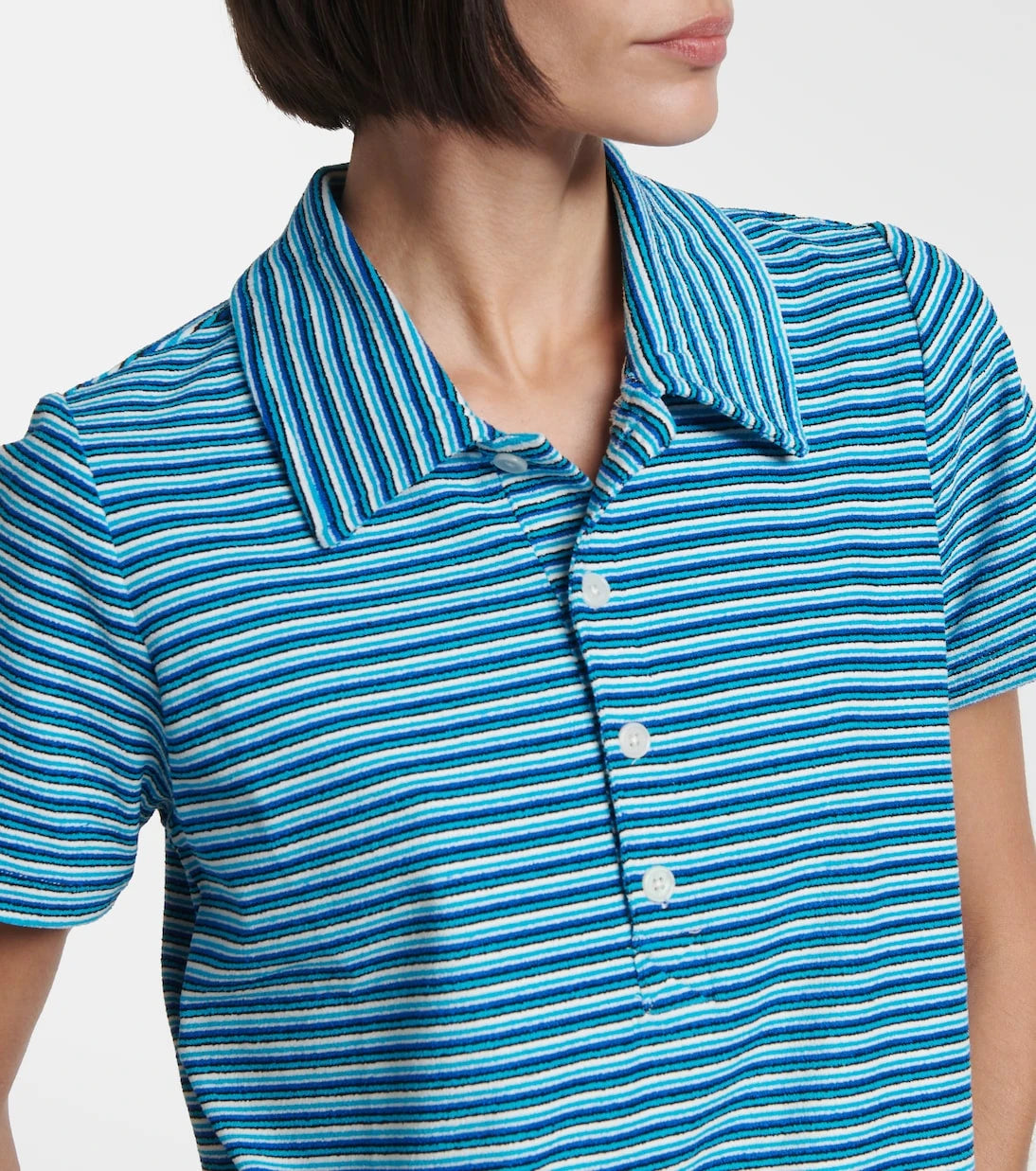 The Upside - Rio Lilou striped polo shirt