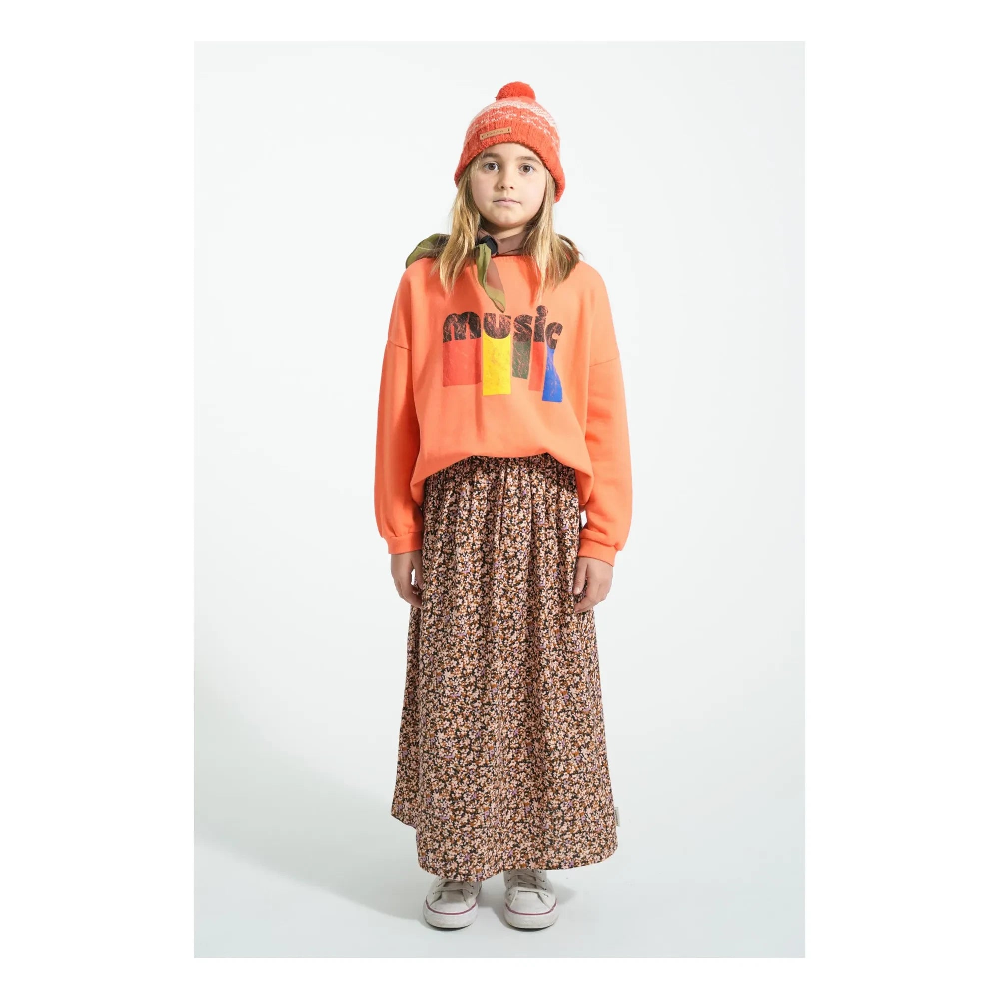 Piupiuchick - Music Sweat Organic cotton | Neon orange