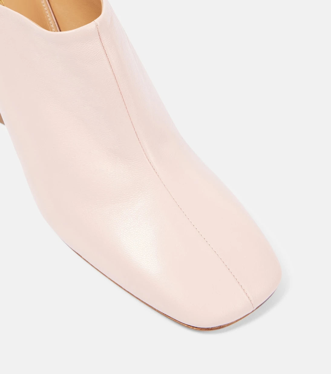 Dries Van Noten - حذاء بكعب ويدج Glove 75 من الجلد