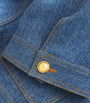 Adam Lippes Blue Cropped Nessy Denim Jacket