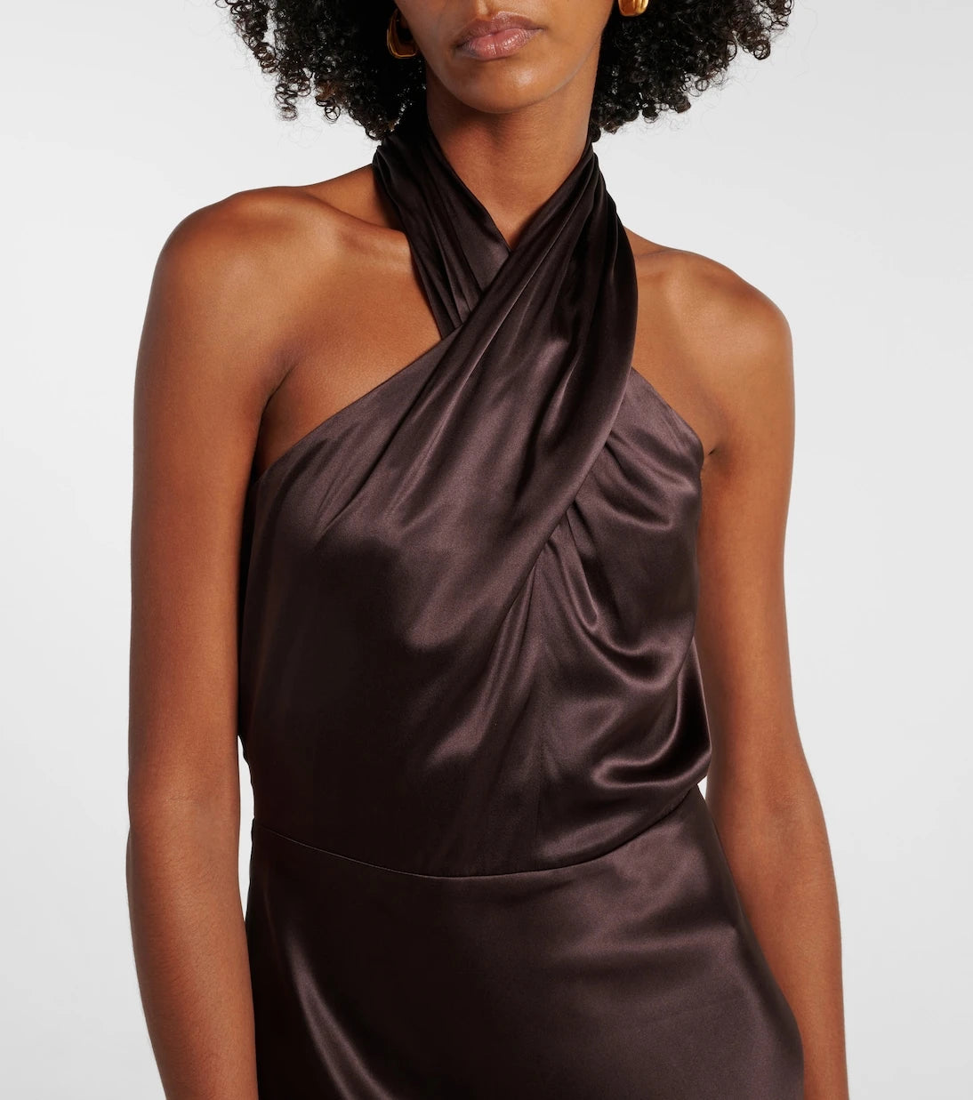 Veronica Beard - Alberta silk-blend satin maxi dress