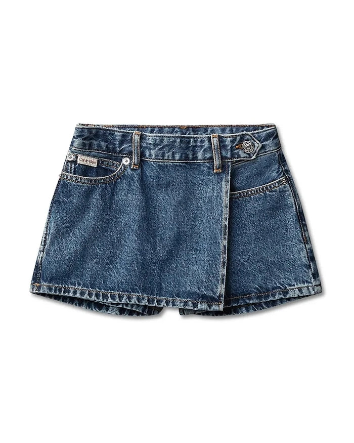 Calvin Klein Jeans çocuk denim etek-şort